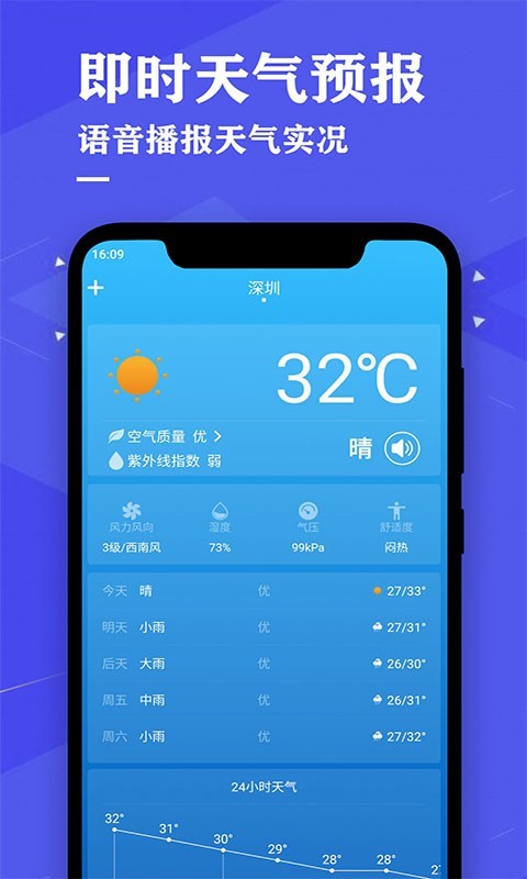 即时天气预报app最新版手机app下载-即时天气预报app无广告破解版下载