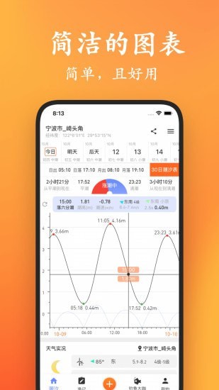 潮汐日历app最新版下载-潮汐日历手机清爽版下载