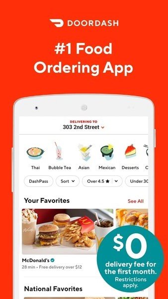 DoorDash永久免费版下载-DoorDash下载app安装