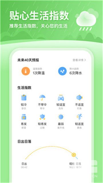 完美天气预报app