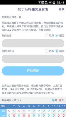 生男生女表APP官方版-生男生女表app最新版v1.28