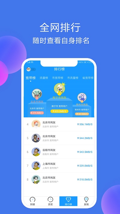 网络宽带测速APP手机版-网络宽带测速APP最新版v1.0